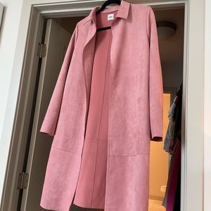 Zara Suede Rose Trench Coat